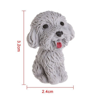 Cute Little Pups Eraser (set of 4)