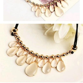 opal crystal necklace