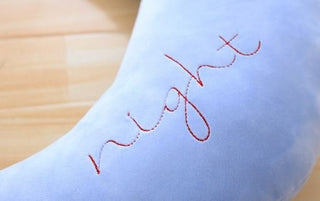 Crescent Moon throw pillow