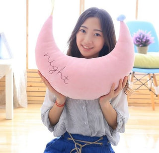 Crescent Moon throw pillow