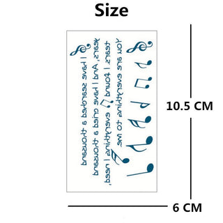 poem Temporary Tattoo