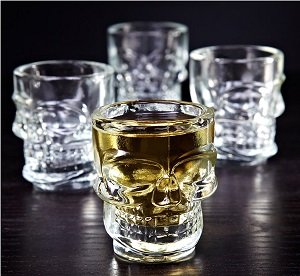 Skull Shot Glass (set of 4)