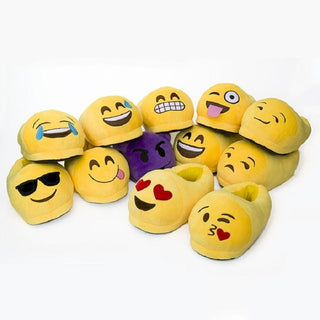 Emoticon Plush Slipper - Fits Most