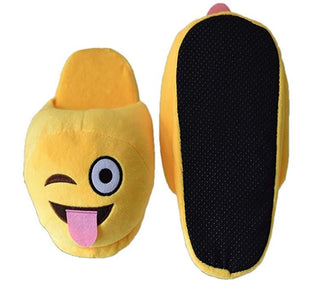 Emoticon Plush Slipper - Fits Most