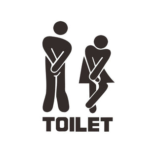 toilet sticker