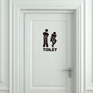 toilet sticker