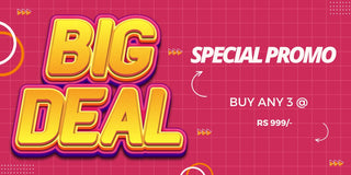 Buy any 3 at Rs 999/-