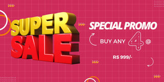 Buy any 4 at Rs 999