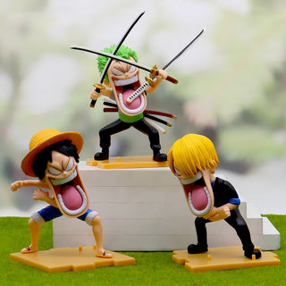 One Piece Big Mouth Crew: Luffy, Zoro, and Sanji