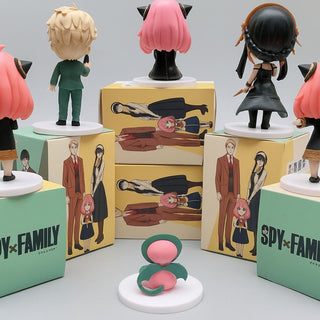SPY×FAMILY Action Figure Set | 6-Piece PVC Collectible Figurines