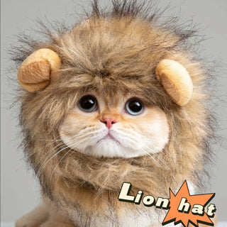 Lion Mane Cat Costume | Cute Wig for Pets
