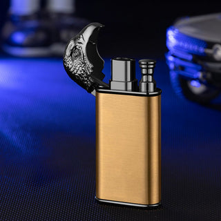 Amazing Double Flame Lighter | Creative Open Fire Lighter [Color May Vary]