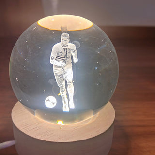 Celebrate Cricket and Football Royalty with a 3D Crystal Lamp