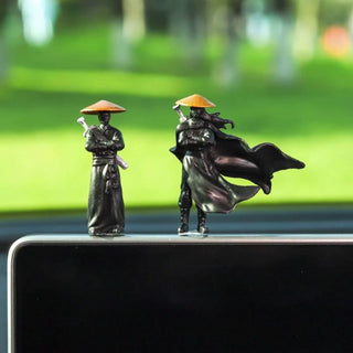 Tiny Warrior Car Decor | Mini Figurines for a Touch of Elegance