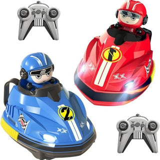 Go Kart Battle Remote Control Car Set – 2 Player RC Collision Cars