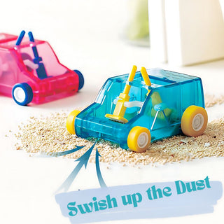 Tiny Table Dust Cleaning Car | Confetti and Dust Sweeper (Random Color)