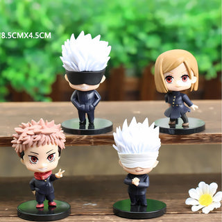 Jujutsu Kaisen Chibi Collectibles | Cute Anime Figures Set of 4