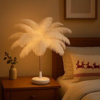 Feather Table Lamp