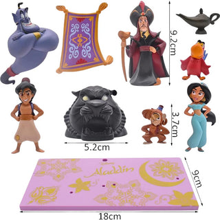 Alladin Set of 10 Figurines