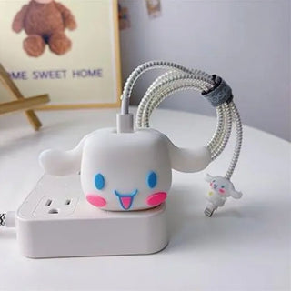 Kuromi Apple Charger Cover | Cute & Protective for iPhone 18W-20W Chargers