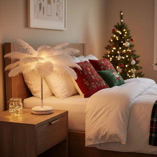 Feather Table Lamp