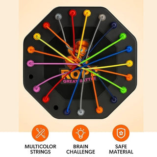 Brainy Knots Rope Untangling Puzzle Game – Skill Board Game for Kids