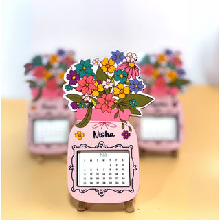 Floral Bliss Desk Calendar