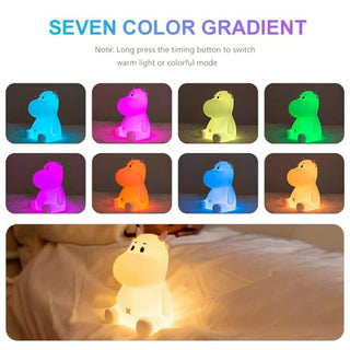 Cute Cow Silicone Lamp | Touch Operated, USB Chargeable Lamp
