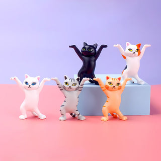 Sassy Cat Figurine Set: Unleash the Purrfect Chaos!