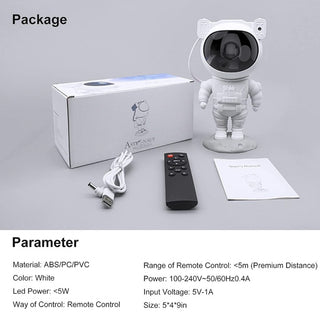Astronaut Galaxy Projector with Remote