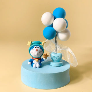 Doraemon Birthday Cake Topper [12 signs] | Cute Zodiac Doraemon Ornament