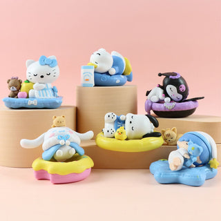 Sanrio Fall Asleep Series Figurines