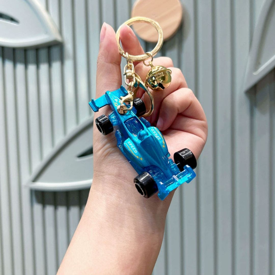 F1 Car Keychain Sleek Stylish Racing Accessory