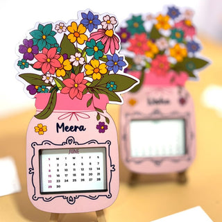 Floral Bliss Desk Calendar