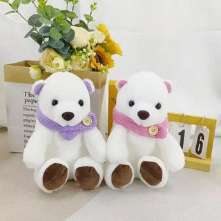 Polar Bear Plushie | Cuddle Up with the Scarf Bear