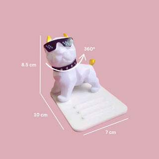 Cool Dog Phone Holder | Adjustable Head Dog Silicone Phone Stand