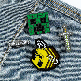 Minecraft Brooch Badge label pin