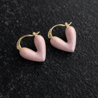 Cherished Hearts - Glowing Heart Stud Earrings