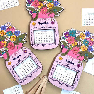 Floral Bliss Desk Calendar