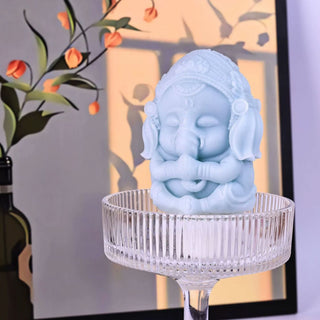 Scented Ganesh Statue : Handmade Pure Soy Wax | Aromatic & Divine Decor