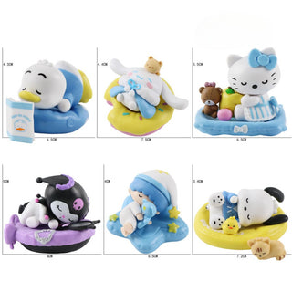 Sanrio Fall Asleep Series Figurines