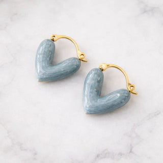 Cherished Hearts - Glowing Heart Stud Earrings