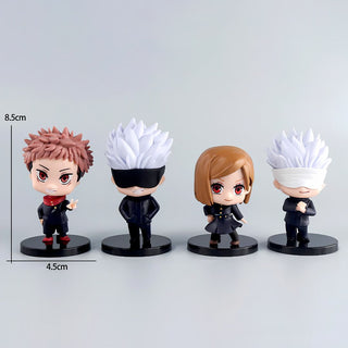 Jujutsu Kaisen Chibi Collectibles | Cute Anime Figures Set of 4