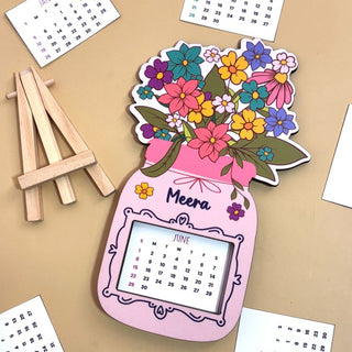 Floral Bliss Desk Calendar