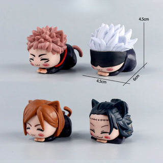 Jujutsu Kaisen Chibi Collectibles | Cute Anime Figures Set of 4