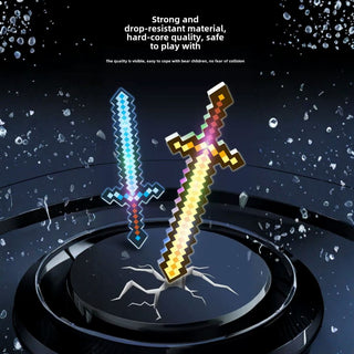 Minecraft Pixel LED Diamond Sword