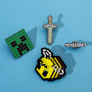 Minecraft Brooch Badge label pin