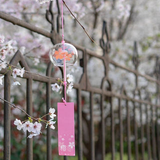 Glass Hanging Wind Chime Blessing Bell