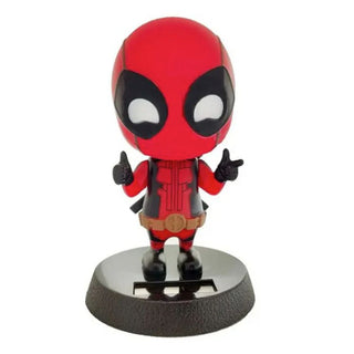 Deadpool Solar-Powered Bobblehead | Quirky Dashboard & Desk Accessories