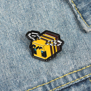 Minecraft Brooch Badge label pin